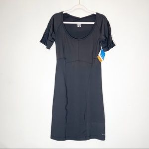 NWT Columbia Departure Dame Dress Black Medium Omni Shade